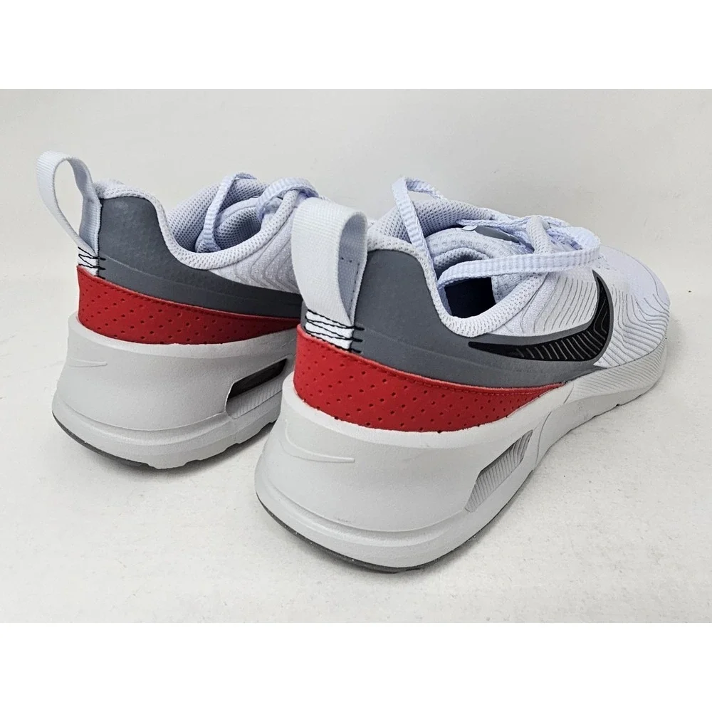 Nike Air Max Nuaxis Running Shoes FD4329-002 Men's Size 8.5M White/Gray/Red EUC!